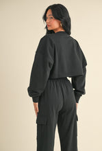 Load image into Gallery viewer, FT Oversized Crop Sweatshirt
