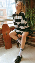 Load image into Gallery viewer, Striped Crew Sweater
