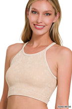 Load image into Gallery viewer, Washed Ribbed Brami w/ Pads

