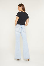 Load image into Gallery viewer, White Wash Flare Jeans

