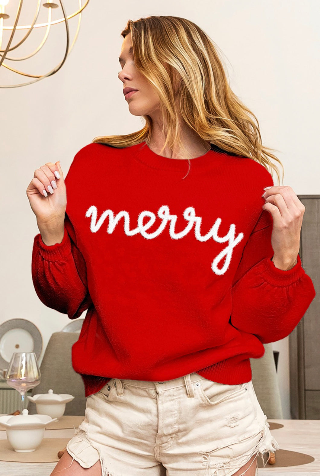 Tinsel Merry Sweatshirt
