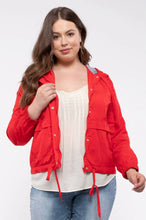 Load image into Gallery viewer, Red Hooded Jacket
