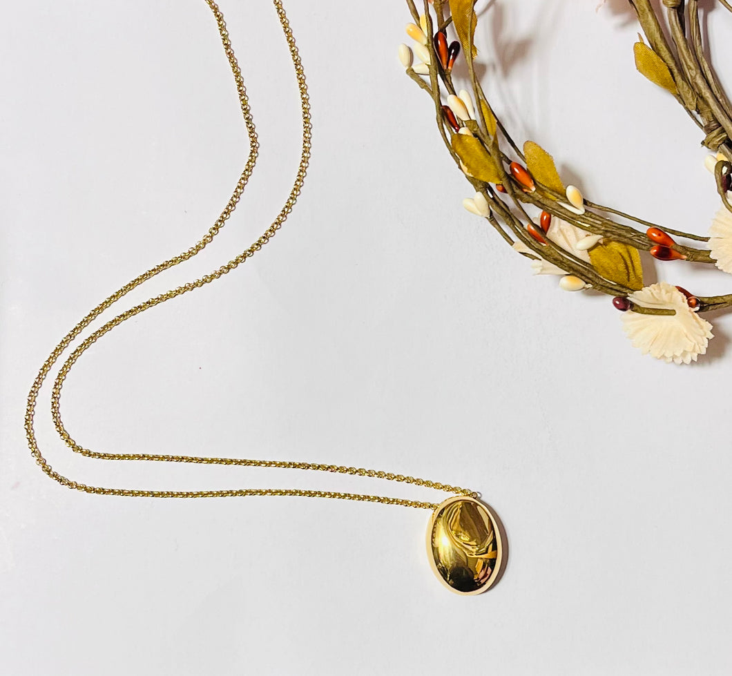 Thumb Print Necklace