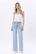 Load image into Gallery viewer, Clearly Wide Drawstring Jeans
