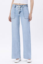 Load image into Gallery viewer, Clearly Wide Drawstring Jeans
