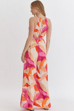 Load image into Gallery viewer, Printed Halter Jumpsuit
