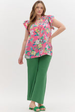 Load image into Gallery viewer, Floral Smocked Blouse
