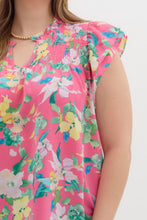 Load image into Gallery viewer, Floral Smocked Blouse
