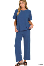 Load image into Gallery viewer, Slub SS Pant Set
