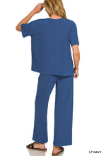 Load image into Gallery viewer, Slub SS Pant Set
