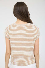 Load image into Gallery viewer, Stripe Pocket Knit Top
