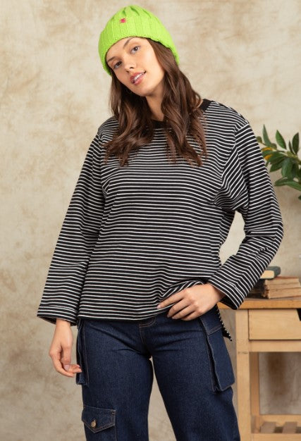 Striped Casual Top
