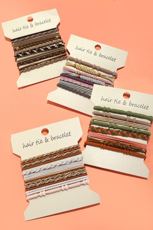 Boho Hair Tie Bracelets