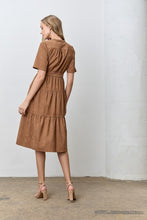 Load image into Gallery viewer, Corduroy Button Front Dress
