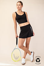 Load image into Gallery viewer, Vertical Stripe Butter Skort Black
