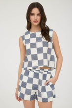 Load image into Gallery viewer, Checkered Top &amp; Short Set

