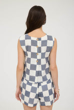 Load image into Gallery viewer, Checkered Top &amp; Short Set
