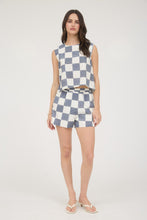 Load image into Gallery viewer, Checkered Top &amp; Short Set
