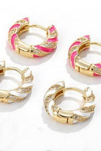 Load image into Gallery viewer, Colorful Rhinestone Earrings
