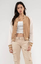 Load image into Gallery viewer, Corduroy Letterman Jacket
