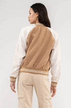 Load image into Gallery viewer, Corduroy Letterman Jacket
