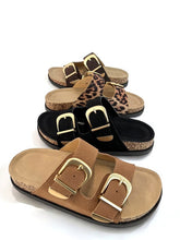 Load image into Gallery viewer, Double Strap Cork Sandals
