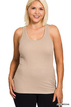 Load image into Gallery viewer, Basic Cotton Rib Tank
