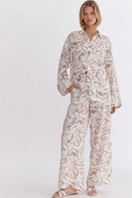 Load image into Gallery viewer, Print LS Wide Leg Set
