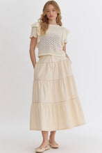 Load image into Gallery viewer, Crochet Ruffle Top
