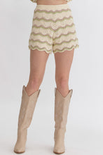Load image into Gallery viewer, Crochet Striped Shorts
