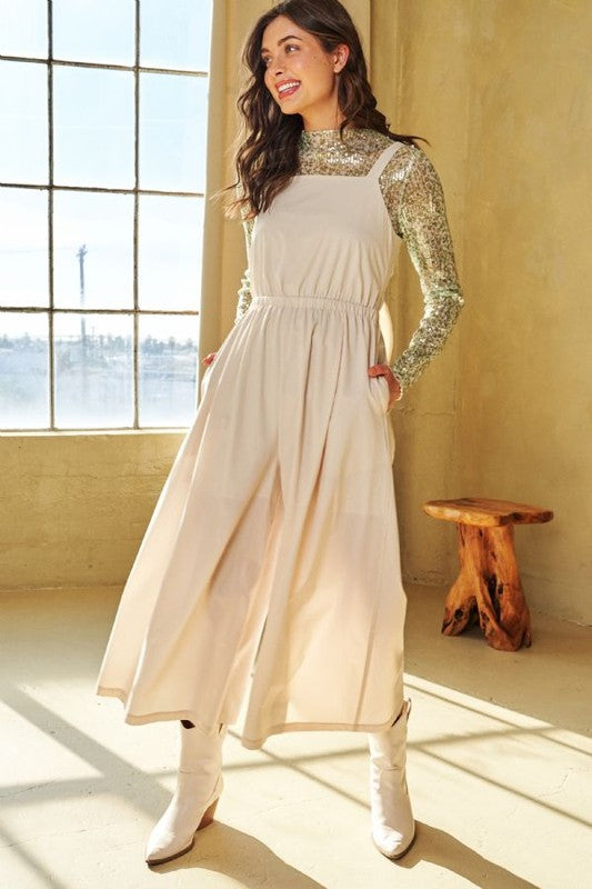 Crop Wide Leg Jumpsuit