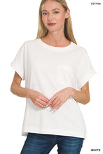 Load image into Gallery viewer, Cuffed Pocket Tee
