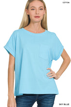 Load image into Gallery viewer, Cuffed Pocket Tee
