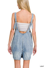 Load image into Gallery viewer, Denim Short Overalls
