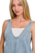 Load image into Gallery viewer, Denim Short Overalls
