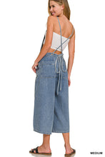 Load image into Gallery viewer, Denim Wide Leg Overalls
