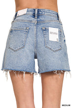 Load image into Gallery viewer, Distressed Hem Shorts
