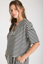 Load image into Gallery viewer, Stripe Drop Shoulder Top

