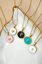 Load image into Gallery viewer, Enamel Cross Necklace
