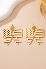 Load image into Gallery viewer, Flag Bow Earrings
