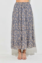 Load image into Gallery viewer, Floral Tiered Maxi Skirt
