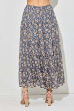 Load image into Gallery viewer, Floral Tiered Maxi Skirt
