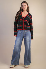 Load image into Gallery viewer, Floral Sweater Cardigan
