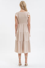 Load image into Gallery viewer, Flutter Sleeve Midi Dress
