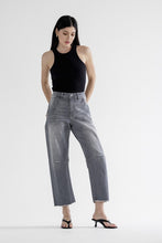 Load image into Gallery viewer, Steel Gray Barrel Jeans
