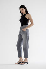 Load image into Gallery viewer, Steel Gray Barrel Jeans
