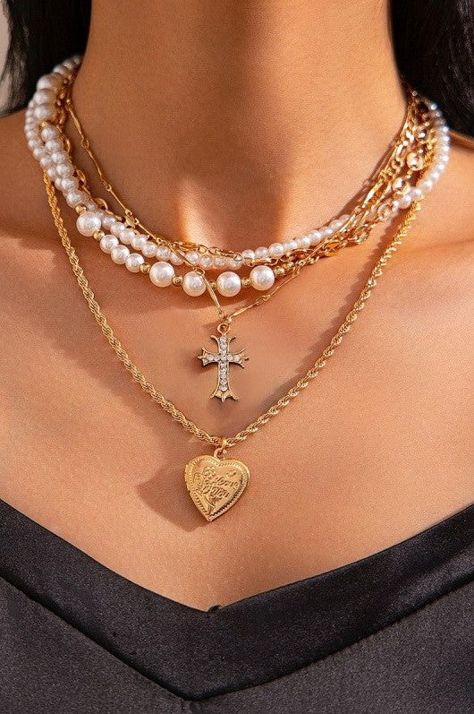Heart Multilayer Necklace