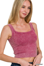 Load image into Gallery viewer, Washed Herringbone Rib Tank
