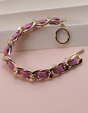 Load image into Gallery viewer, Faux Leather Chain Bracelet
