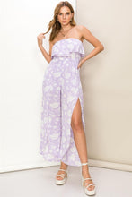 Load image into Gallery viewer, Strapless Floral Jumpsuit
